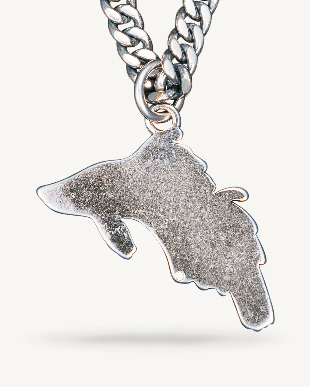 Black Beta Fish Pendant
