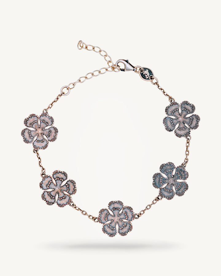 Five Leaf Clover Tennis Bracelet