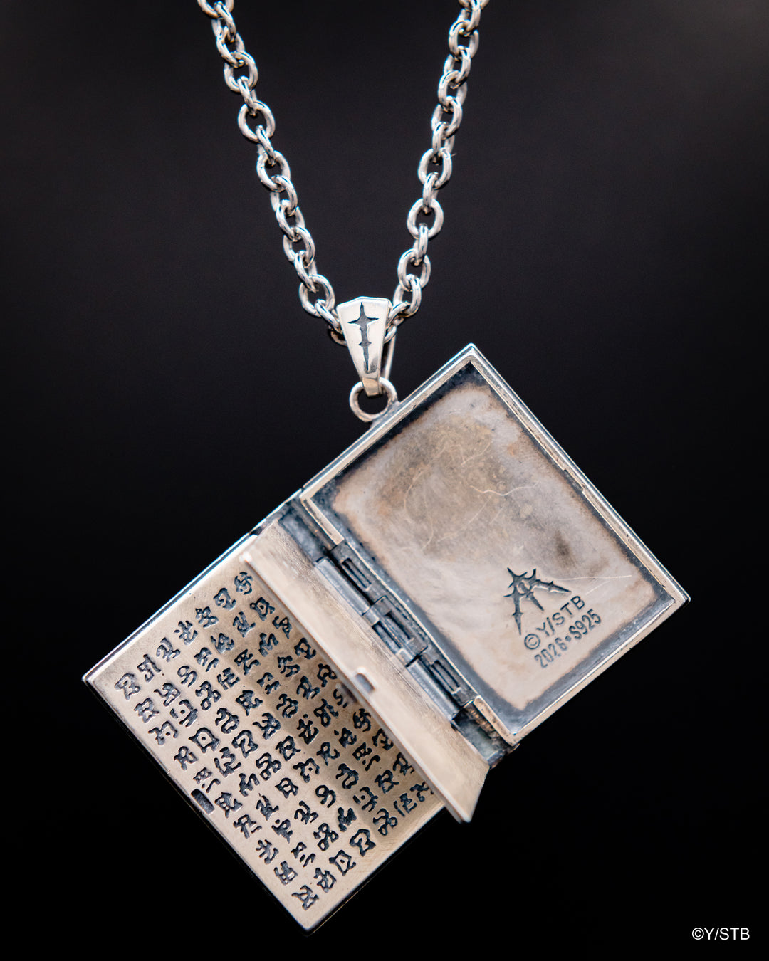 Five Leaf Grimoire Locket Pendant