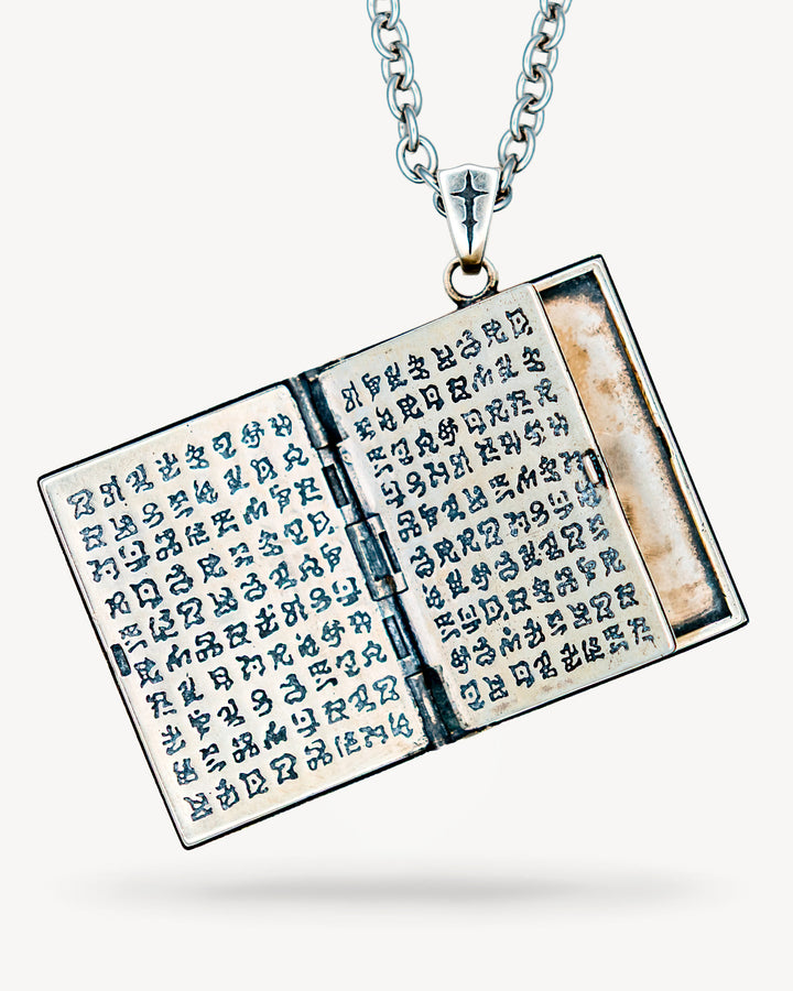 Five Leaf Grimoire Locket Pendant