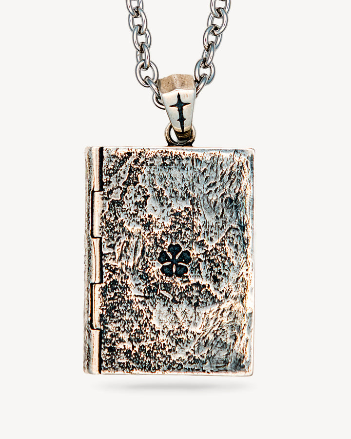 Five Leaf Grimoire Locket Pendant