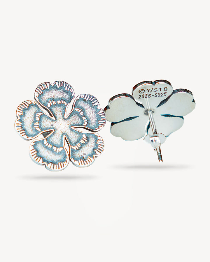 Five Leaf Clover Stud Earrings