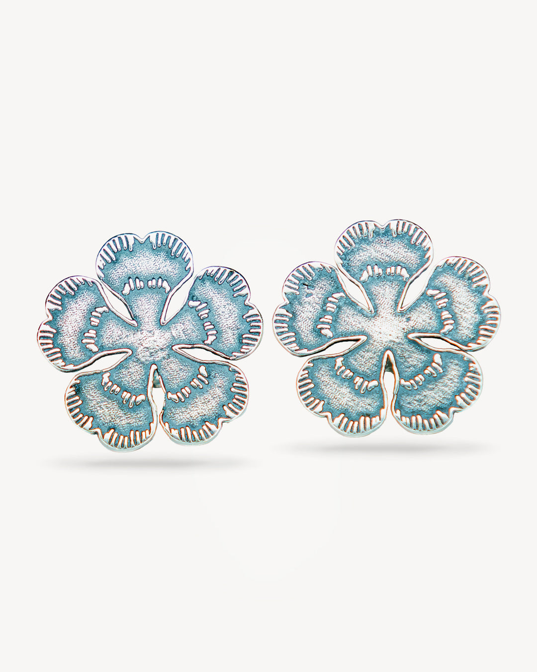 Five Leaf Clover Stud Earrings