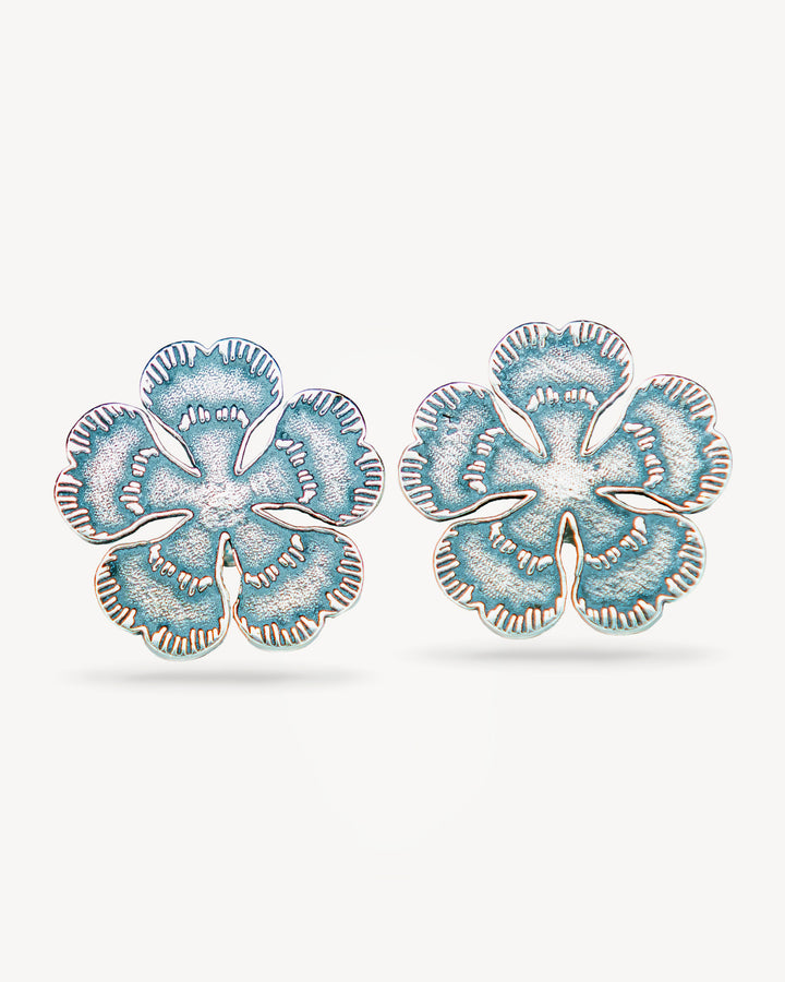 Five Leaf Clover Stud Earrings