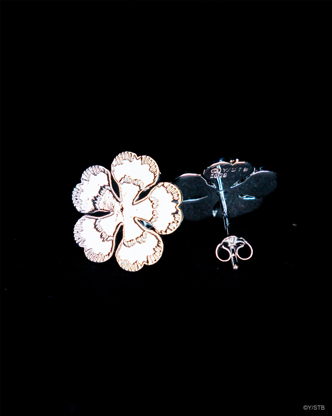 Five Leaf Clover Stud Earrings