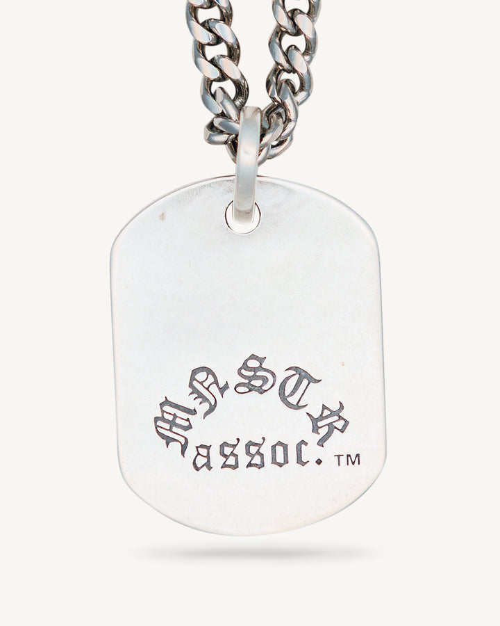 MNSTR Assoc Logo Dog Tag Pendant