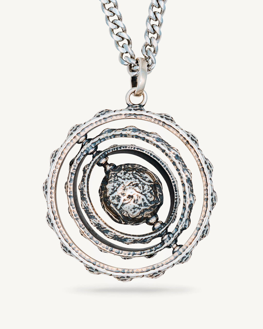Rotating Biblical Angel Pendant
