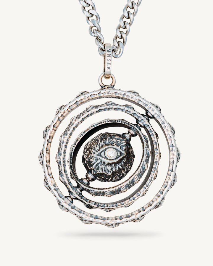 Rotating Biblical Angel Pendant