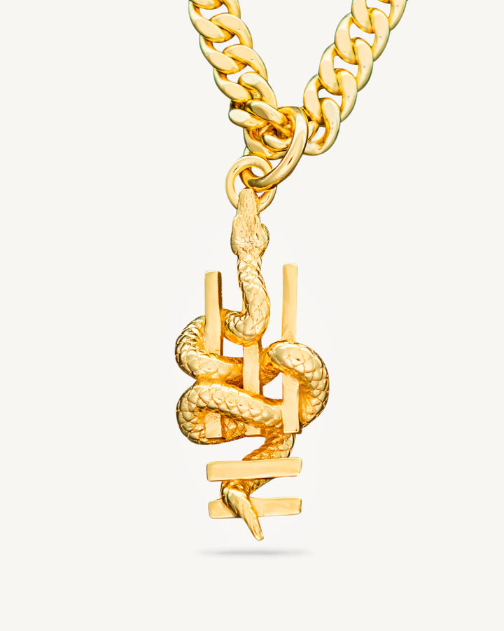 Snake Gold Pendant