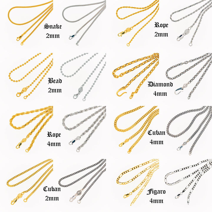 The Strongest Two Tone Necklace Pendant