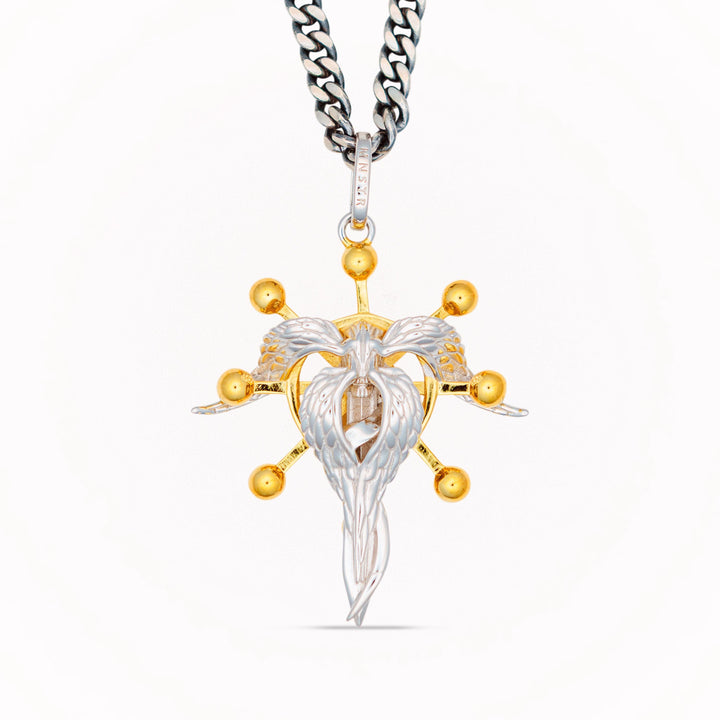 Divine General Two Tone Necklace Pendant