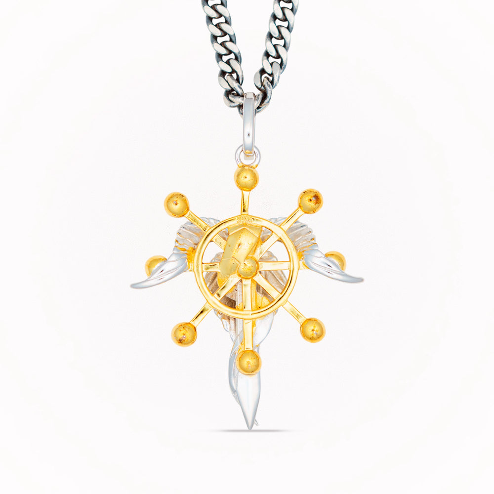 Divine General Two Tone Necklace Pendant